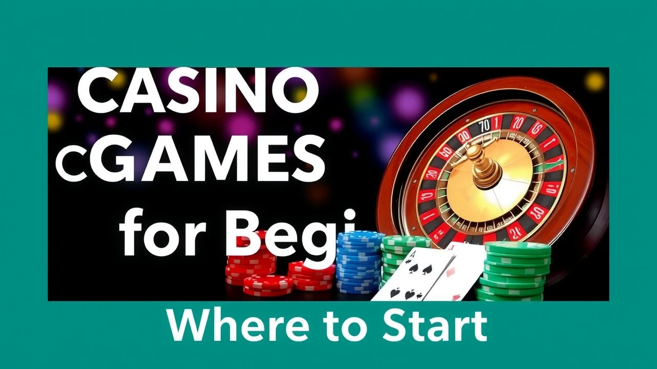 Casino Games for Beginners: Where to Start